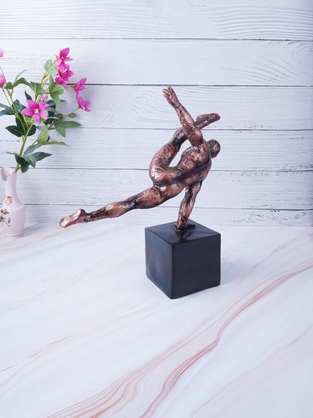 FASHIYANOO Copper Gymnastic Showpieces Price in India