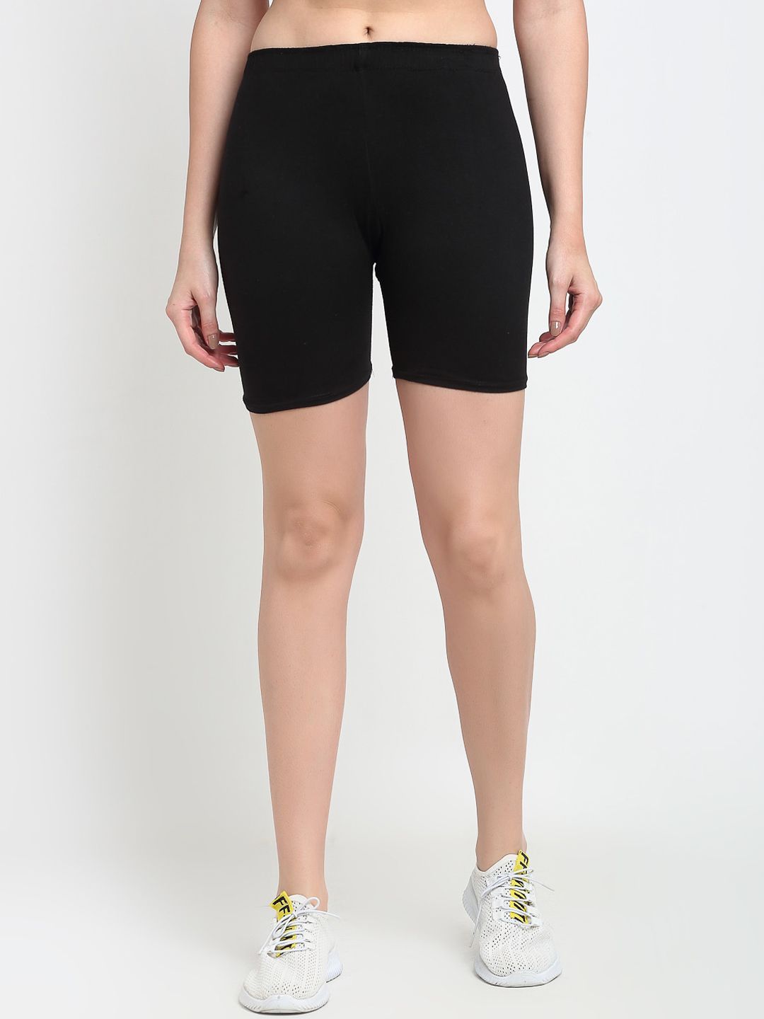 Jinfo Women Black Cycling Sports Shorts Price in India