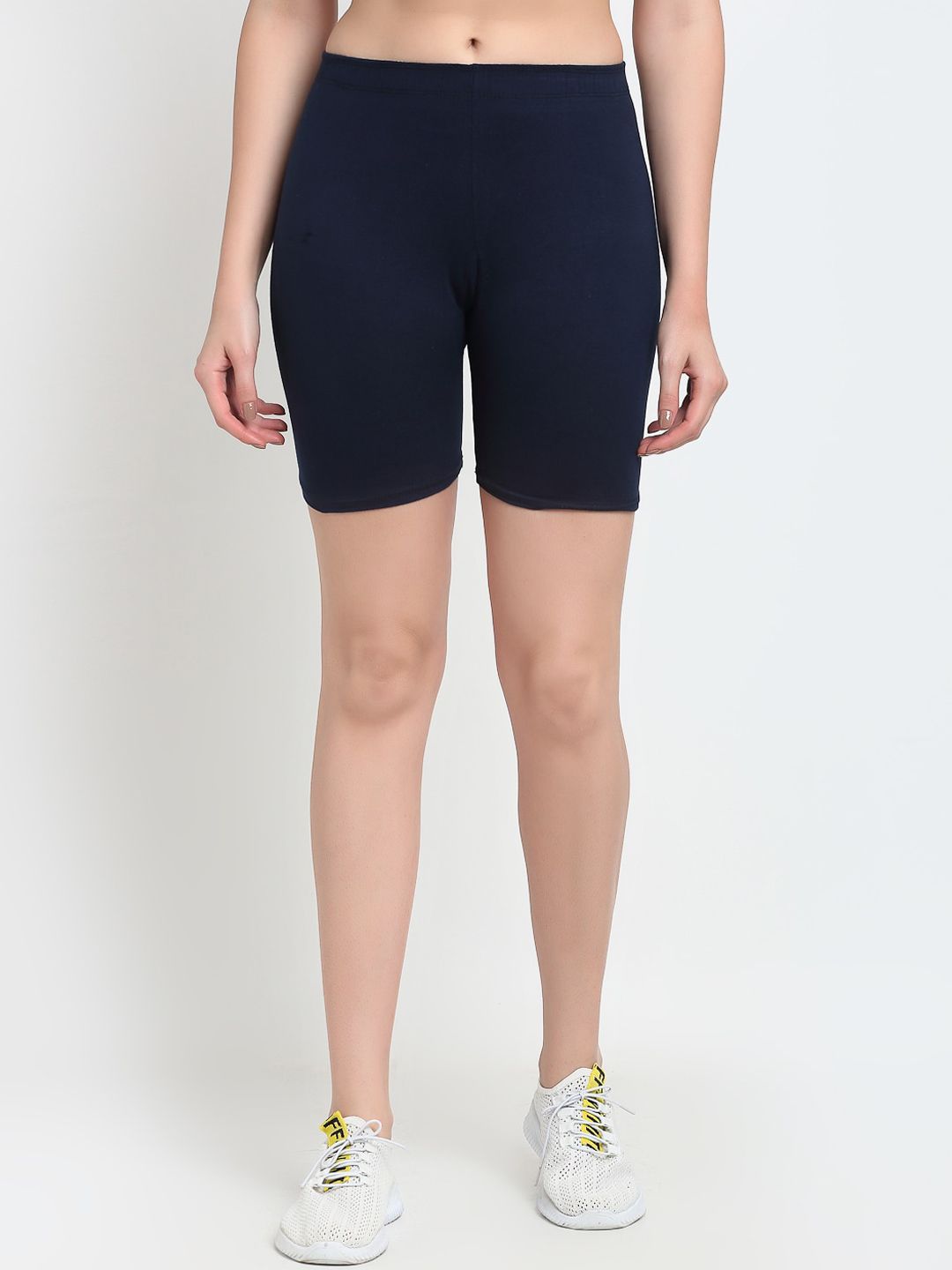 Jinfo Women Navy Blue Cycling Sports Shorts Price in India