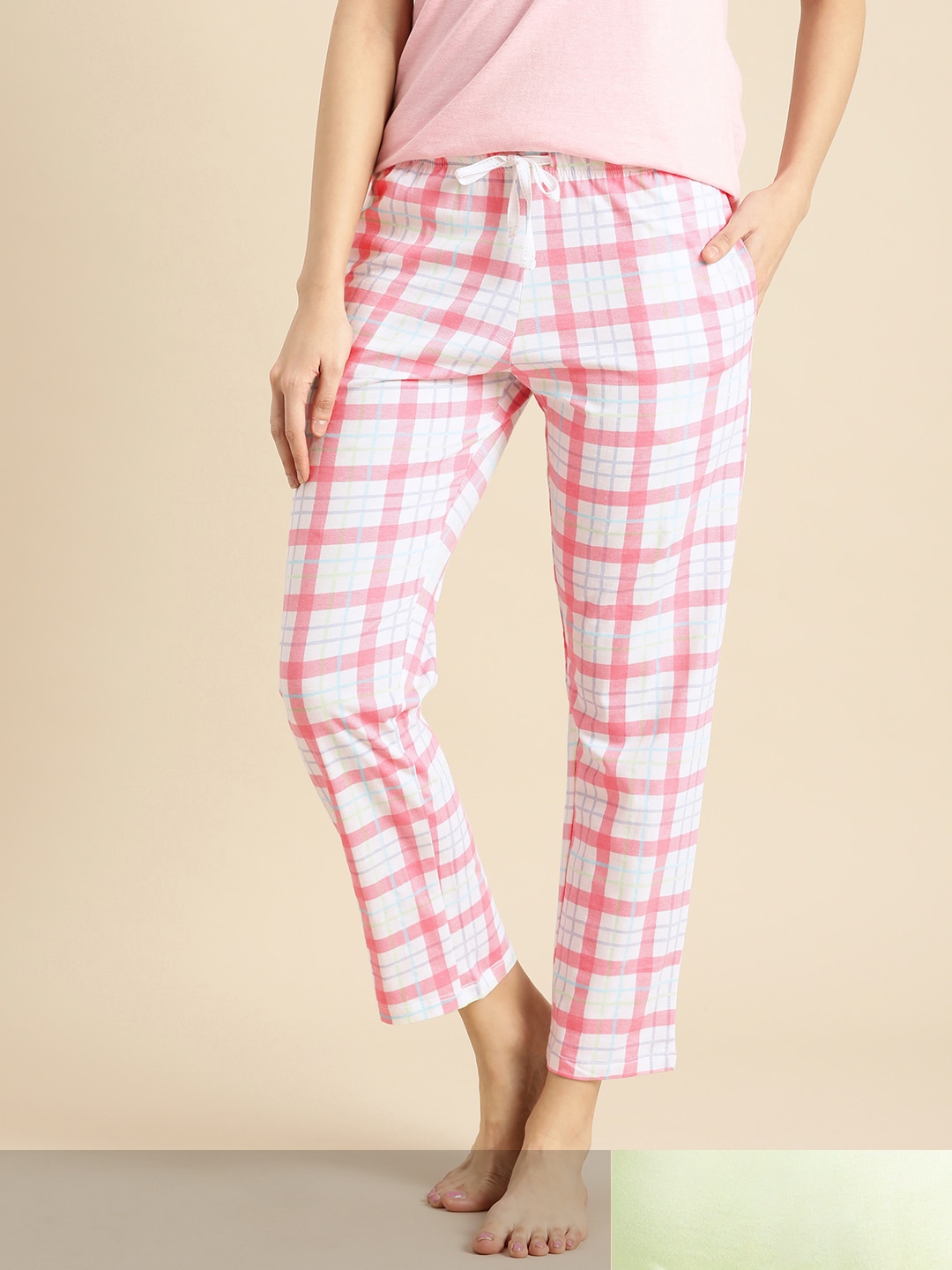 Dreamz by Pantaloons Pack of 2 Women Cotton Lounge Pants Price in India