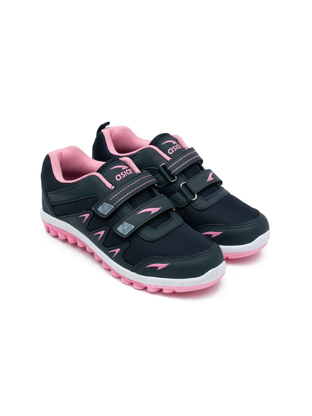 ASIAN Women Navy Blue Mesh Running Shoes Price in India