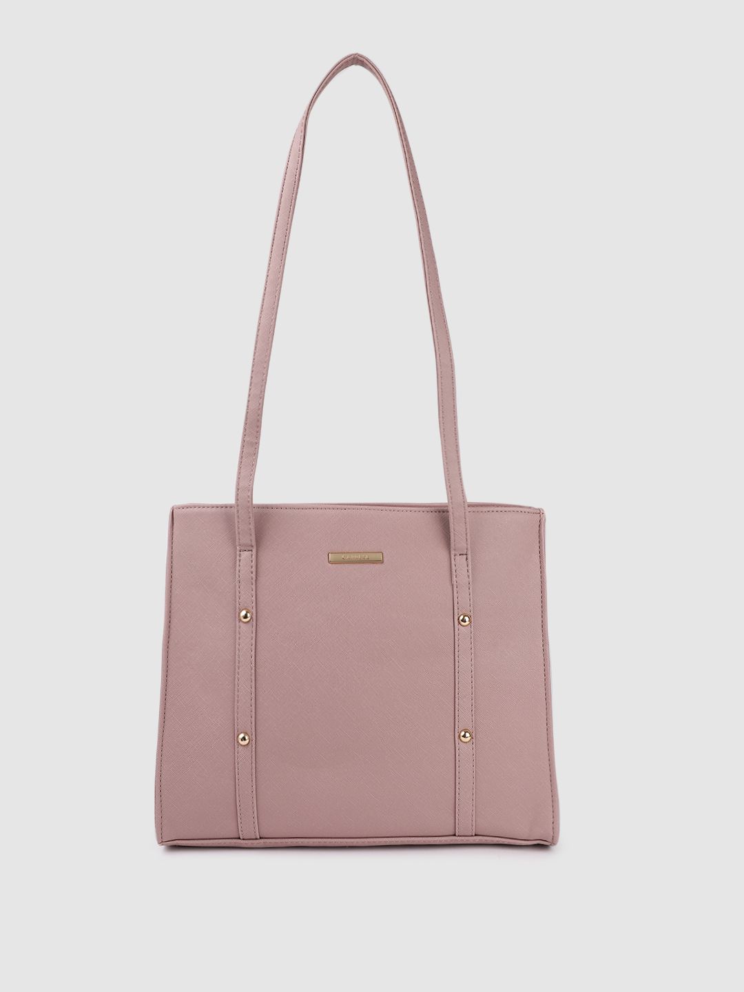 Caprese Rose Leather Structured Shoulder Bag Price in India