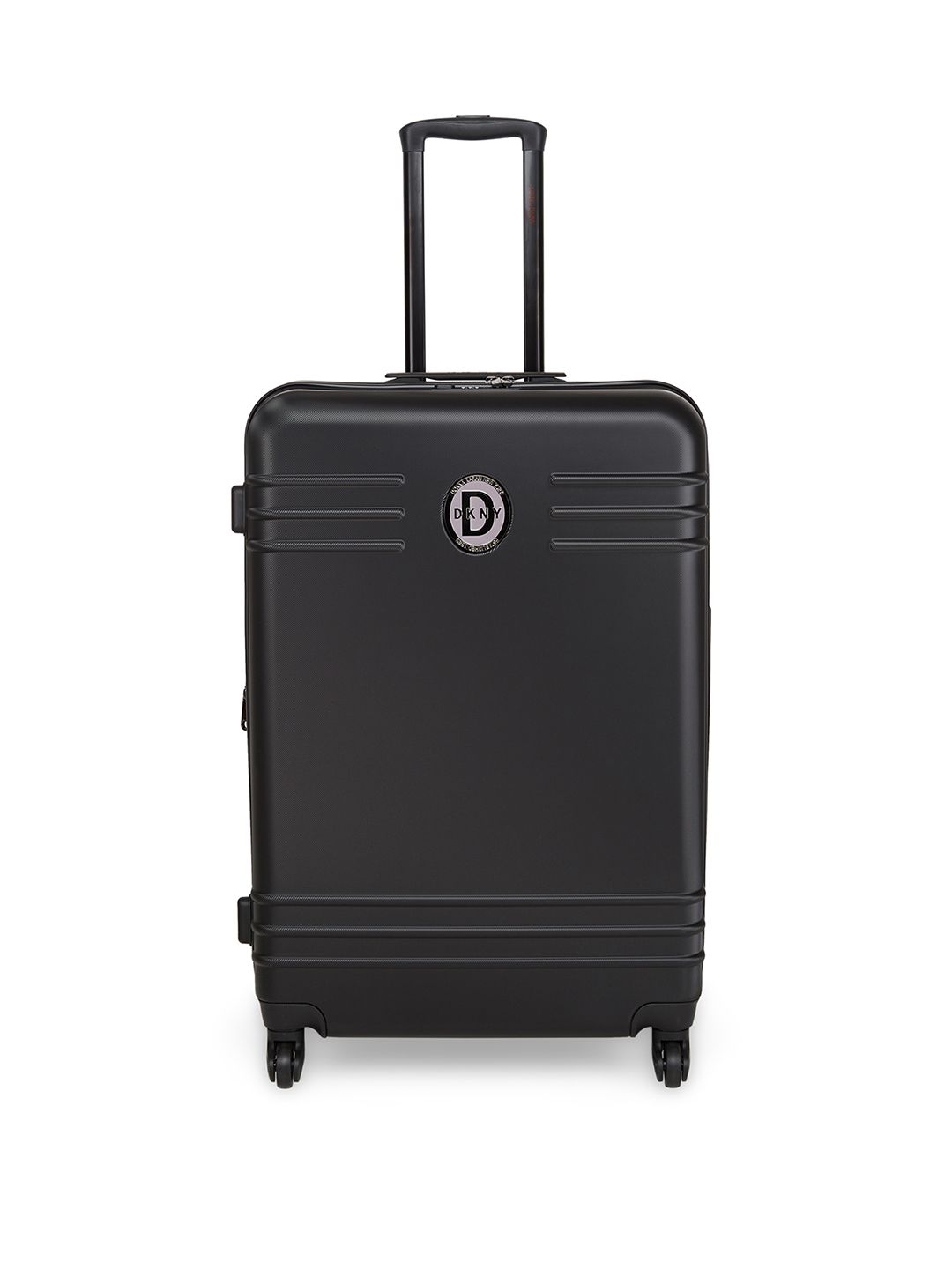 DKNY ECLIPSE Rang Black Hard-Sided Trolley Suitcase Price in India
