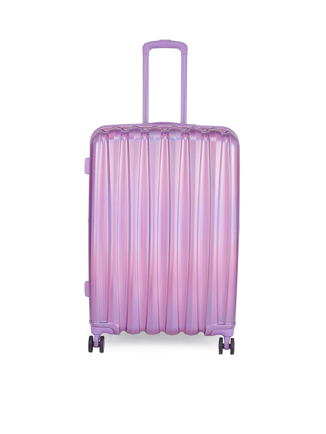 Heys Purple Solid Hard-Sided Large Trolley Suitcase Price in India