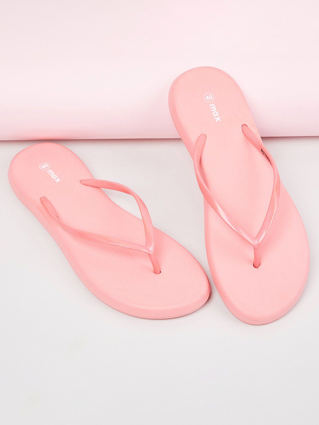 max Women Pink Thong Flip-Flops Price in India