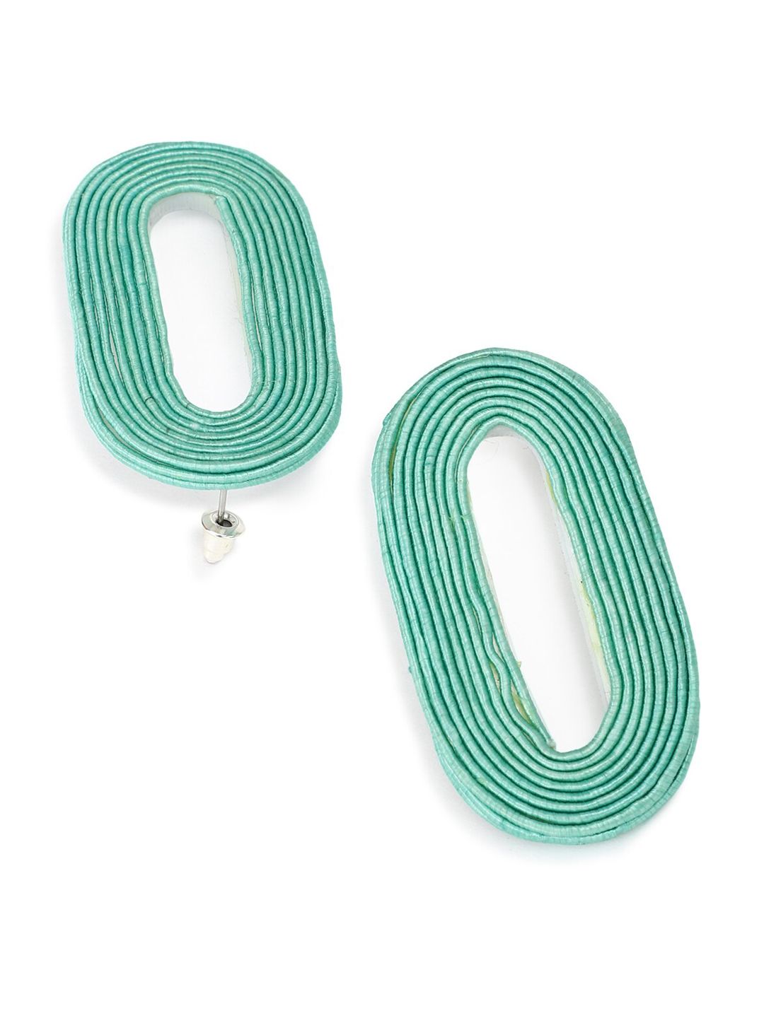 FOREVER 21 Green Contemporary Drop Earrings Price in India