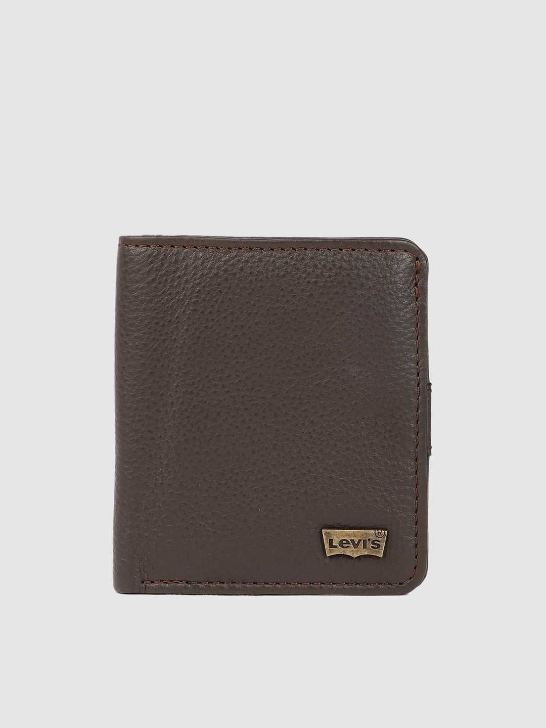 Levi's brown 2024 leather wallet