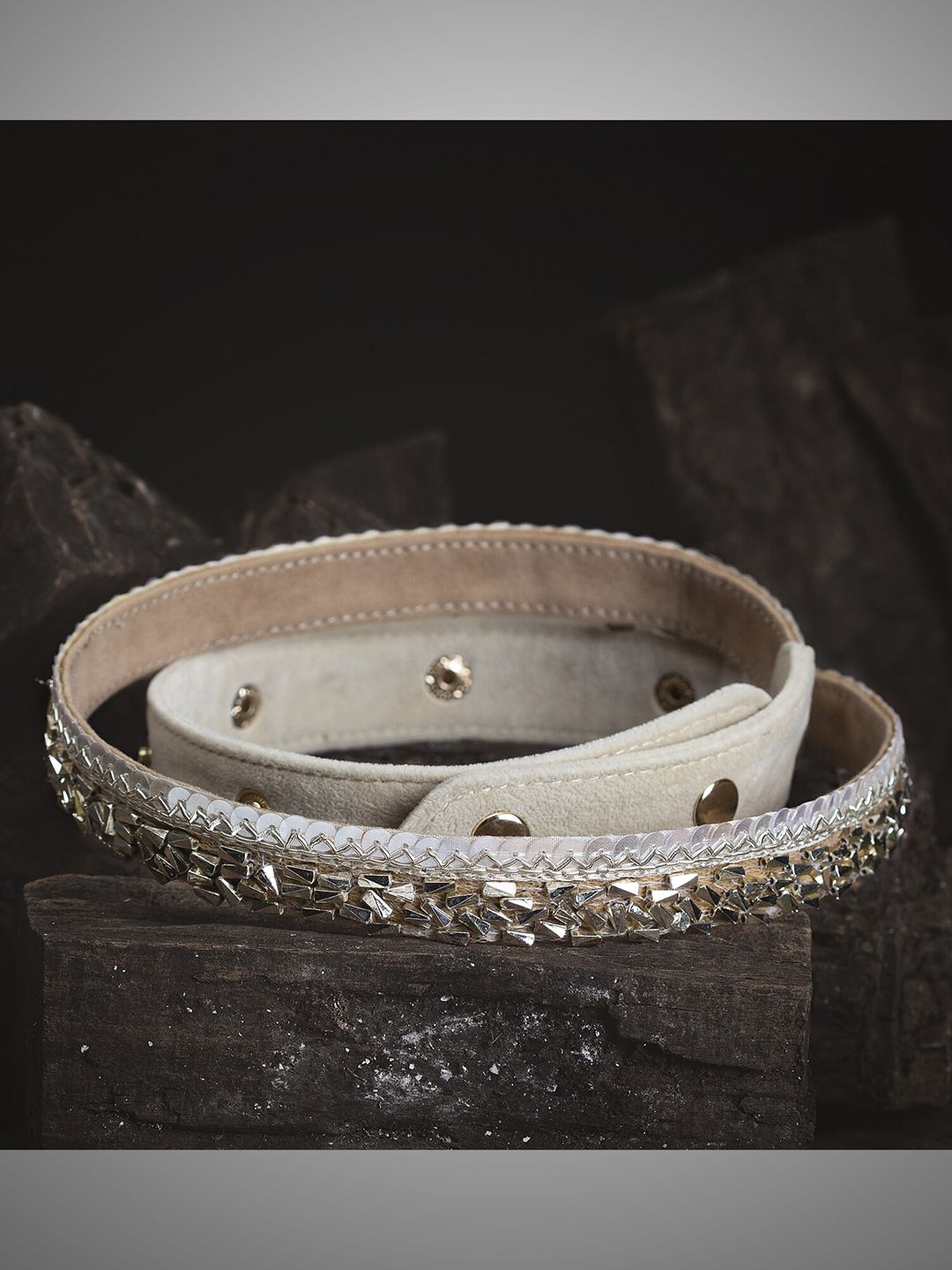 D'oro Women Gold-Toned Embellished Contemporary Belt Price in India