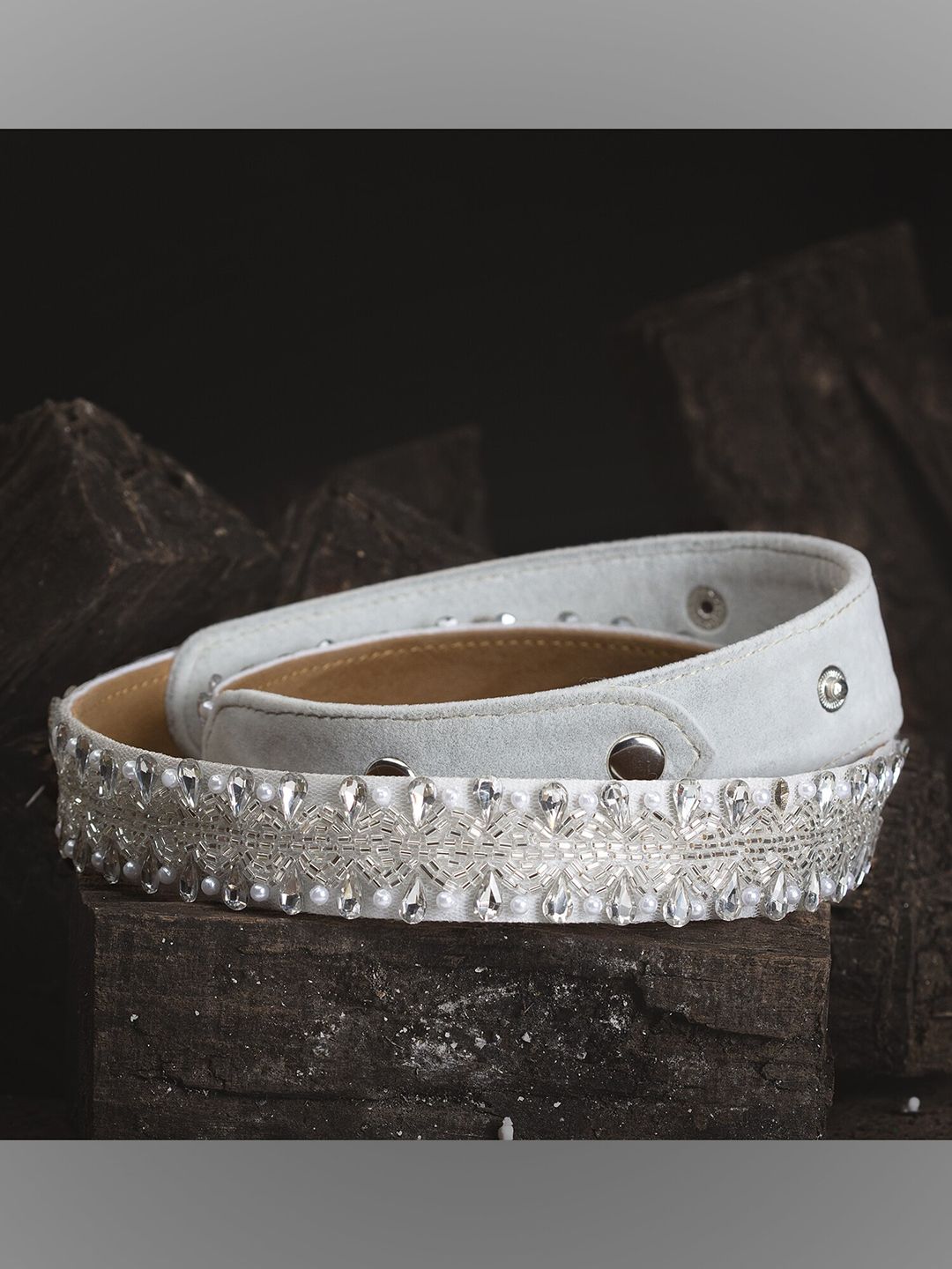 Doro Women Silver-Toned Embellished Belt Price in India