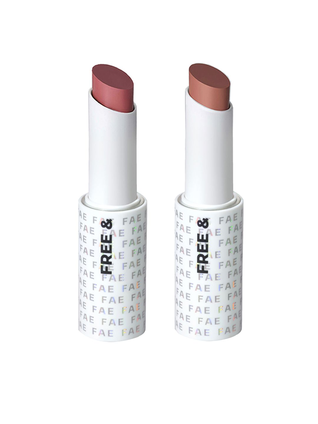 FAE BEAUTY Buildable Matte Vegan Lipsticks Combo - Too Basic & Too Nude Price in India