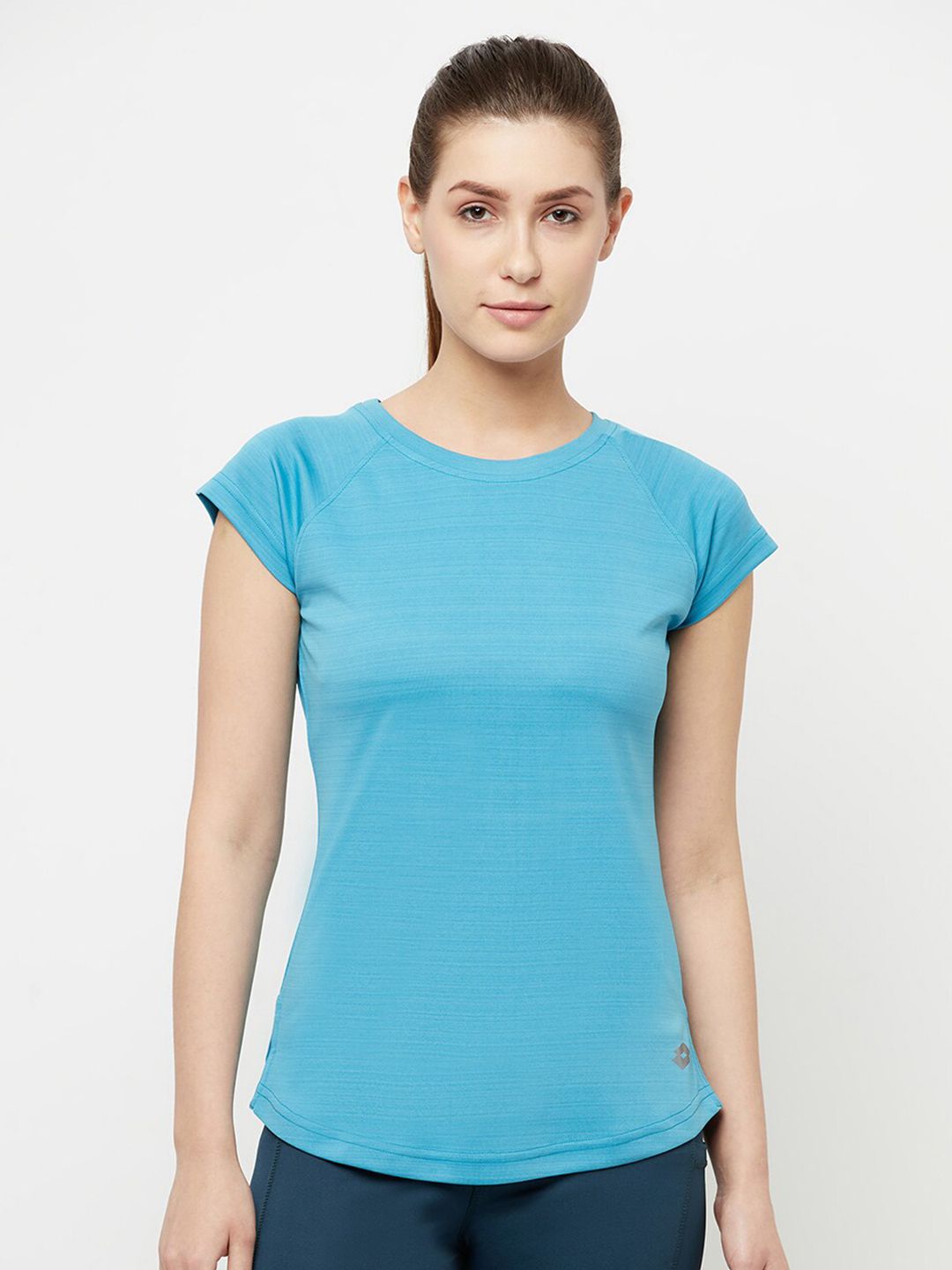Lotto Women Blue Outdoor Sports T-shirt Price in India