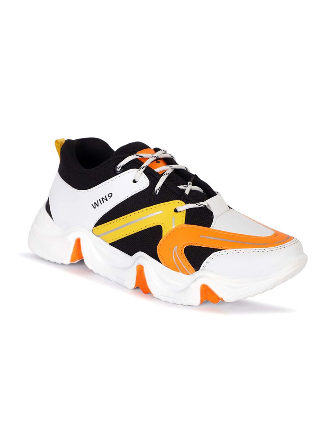 WIN9 Men Black Mesh Walking Non-Marking Shoes