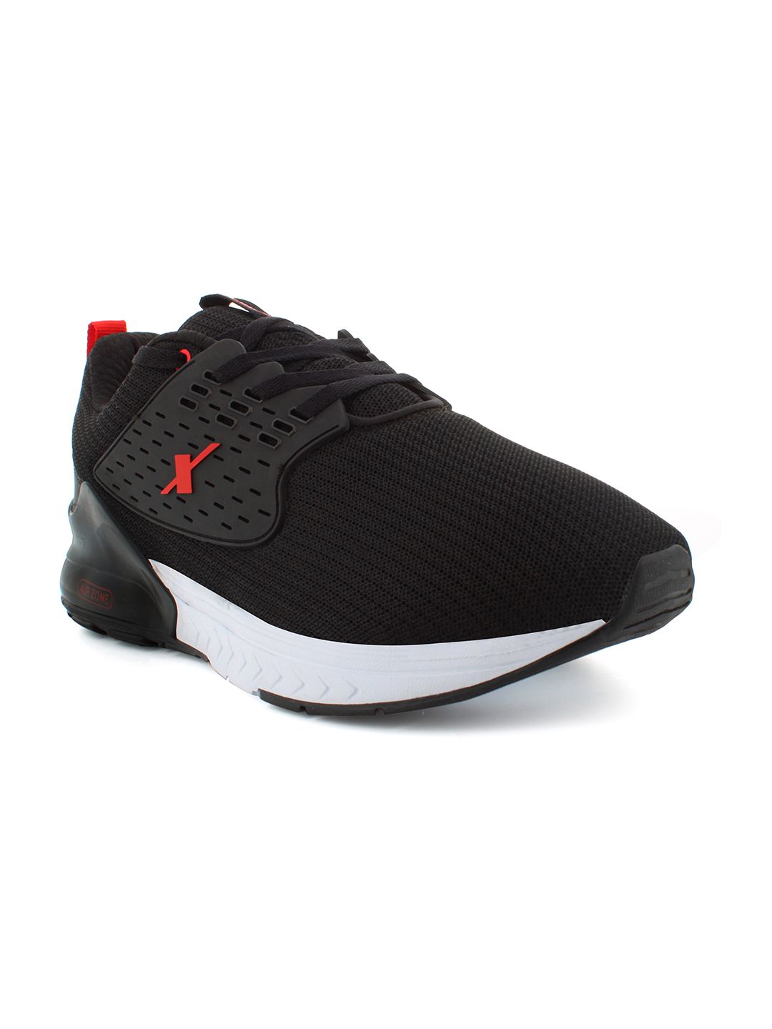Sparx Men Black Mesh Running Non-Marking Shoes