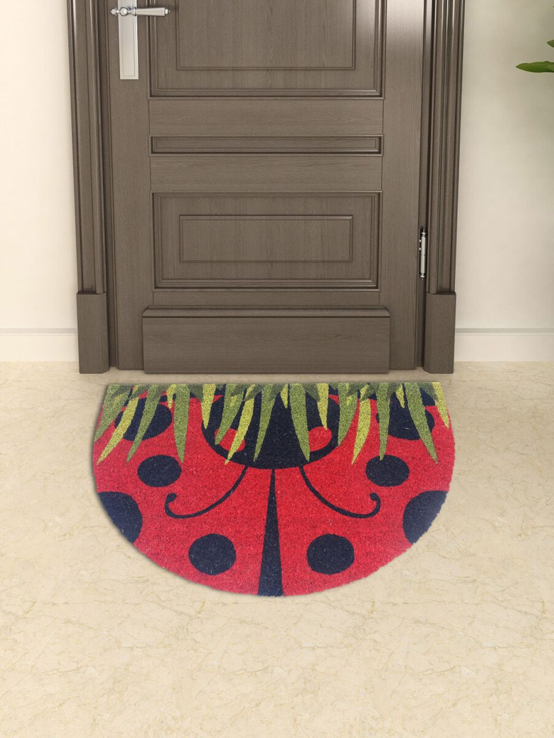 Home Centre Red & Green Printed Anti Skid Coir Doormats Price in India