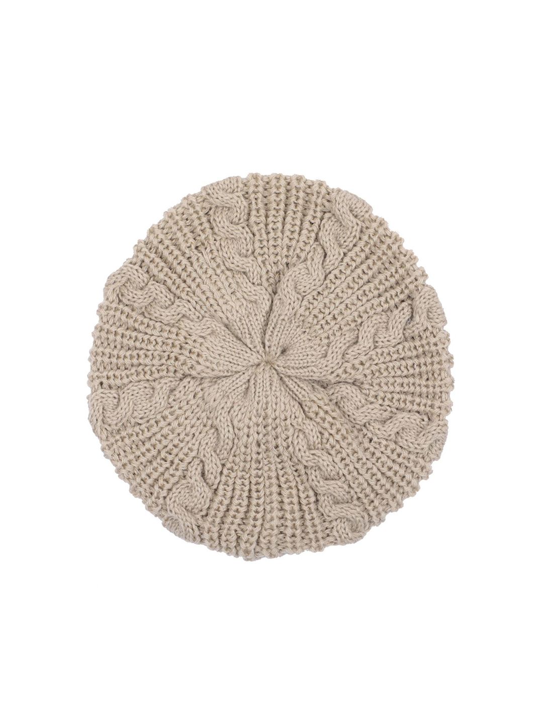 Bharatasya Women Beige Beanie Price in India