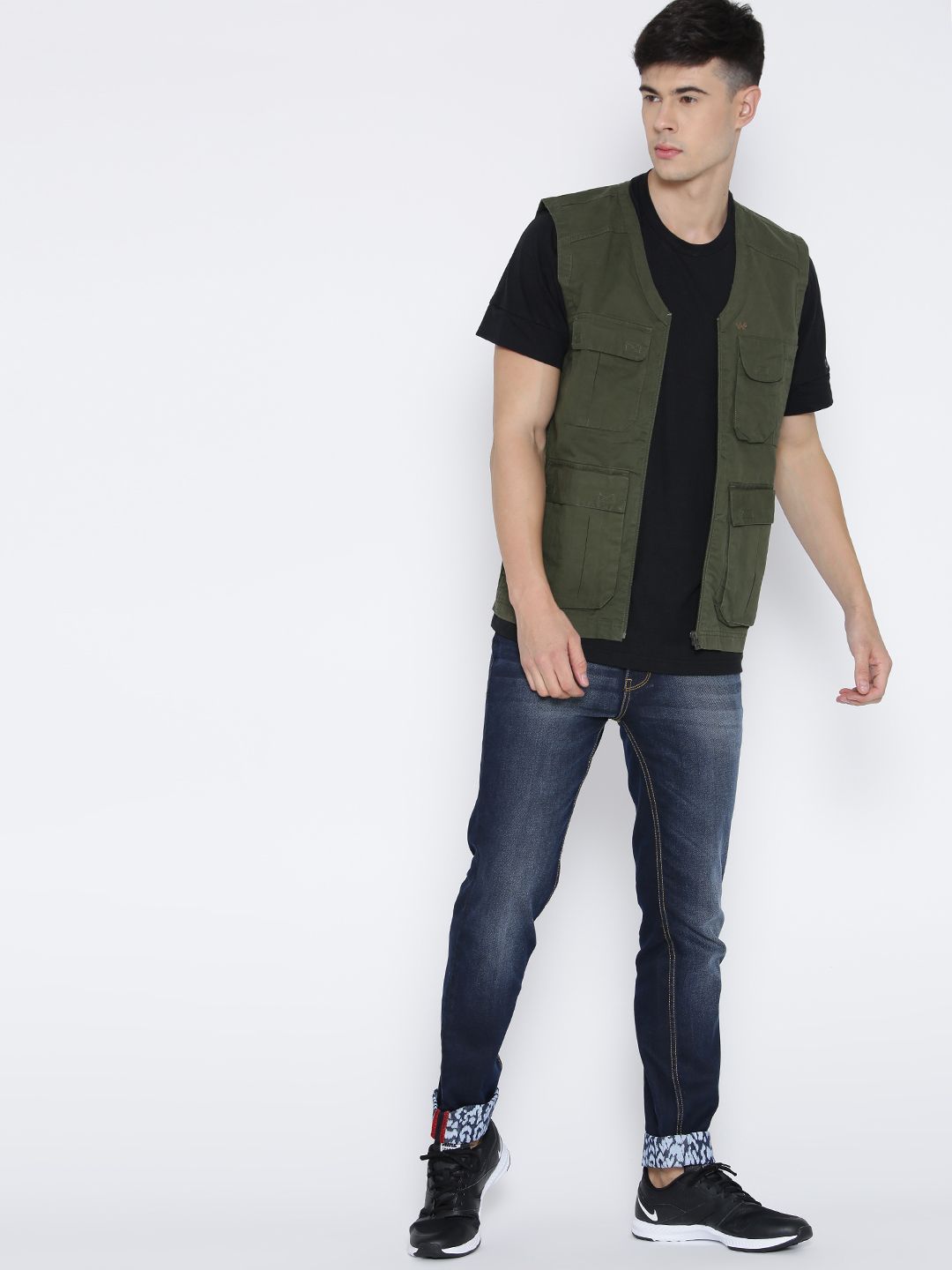 Buy Wildcraft Olive Green Sleeveless Utility Cao Utility Jacket