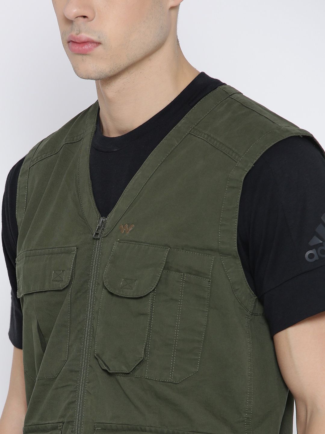 Buy Wildcraft Olive Green Sleeveless Utility Cao Utility Jacket