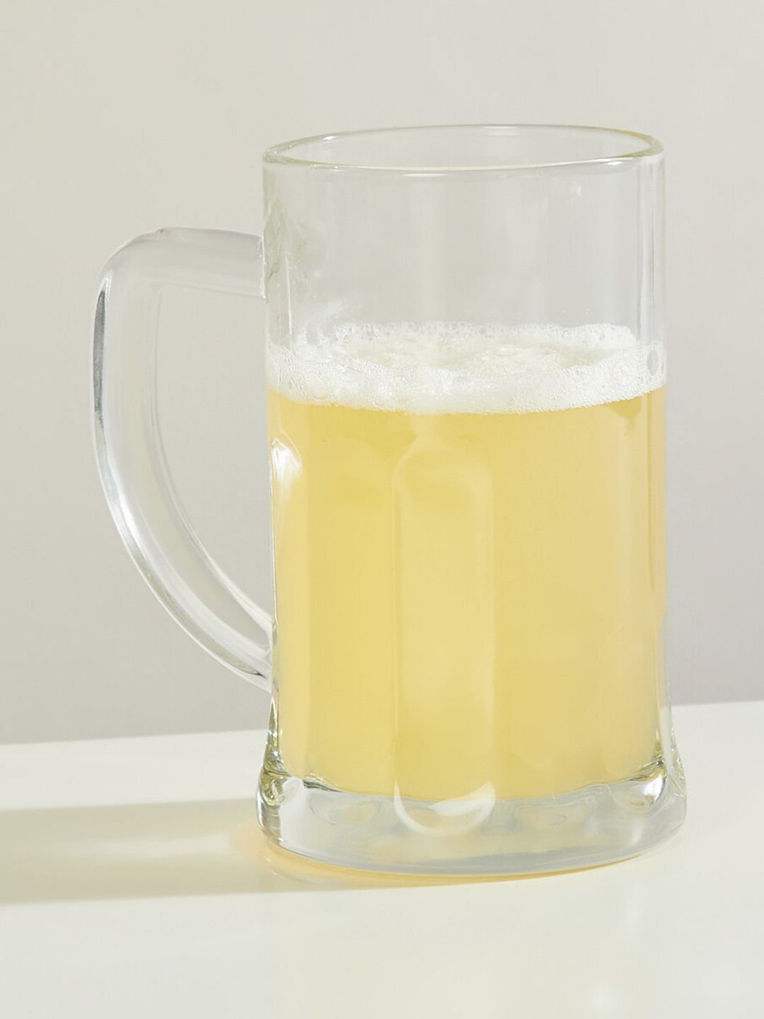 Home Centre Transparent Textured Beer Glass 500 ml Price in India