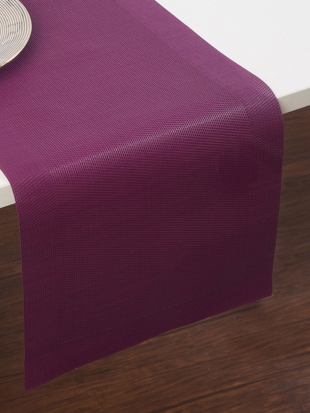 Home Centre Purple Solid Table Runner Price in India