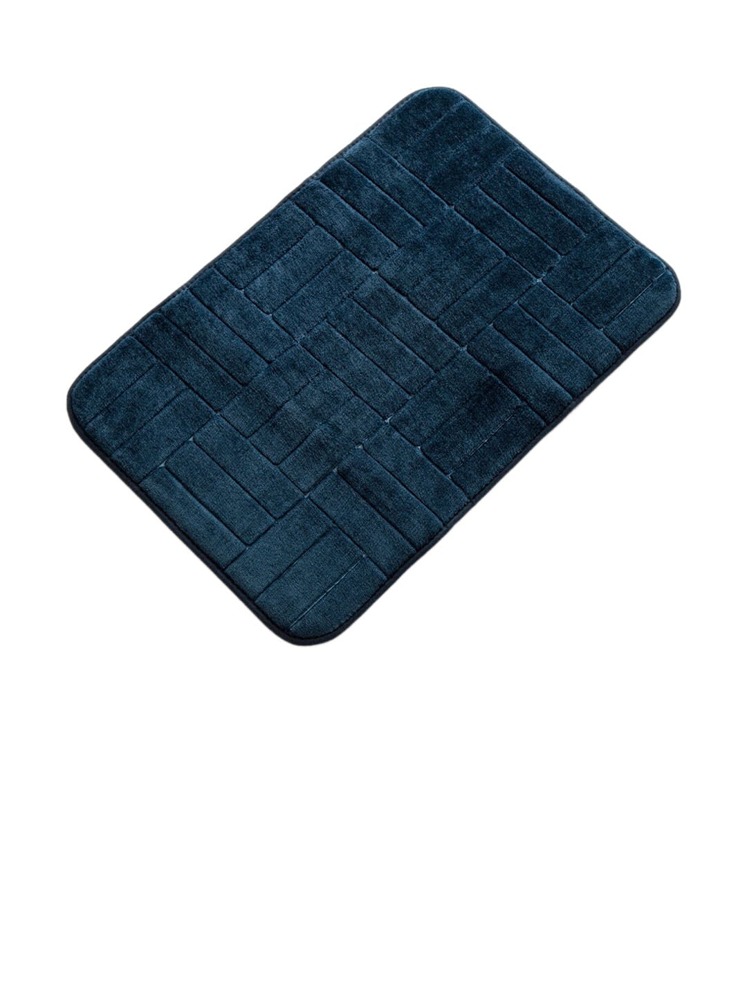 Home Centre Blue Solid Anti-Skid Bathmat Price in India