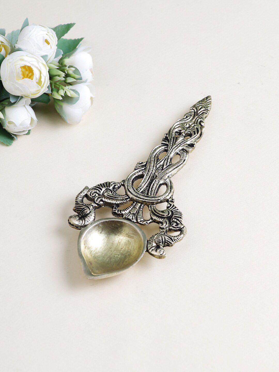 Imli Street Gold-Toned Pooja Aarti Spoon Price in India