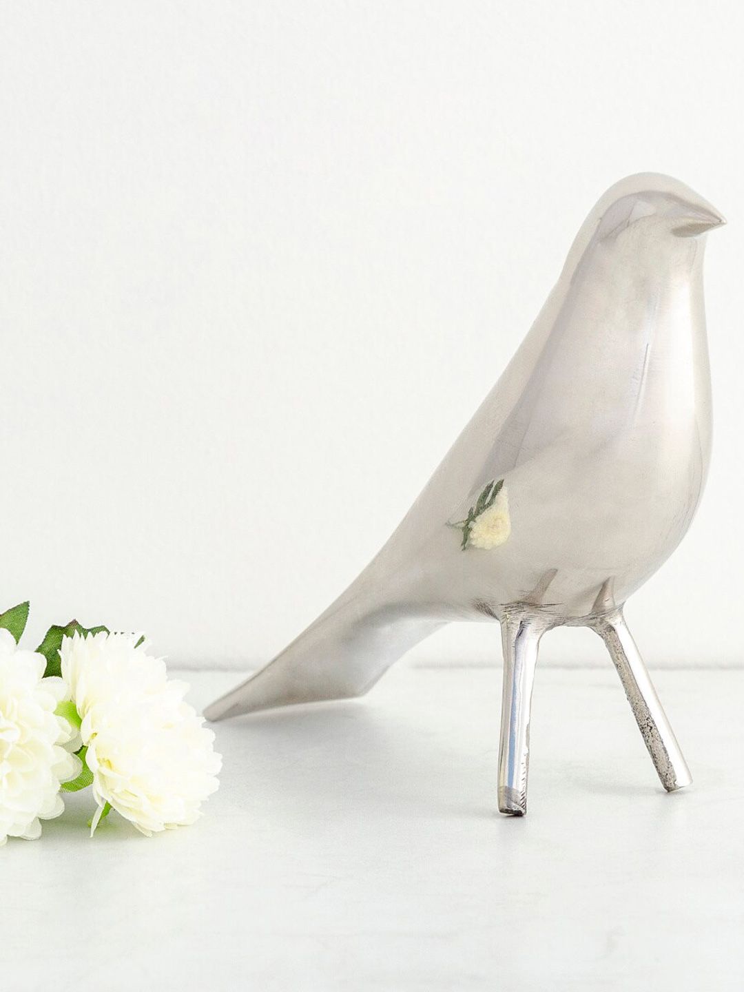 Home Centre Silver-Toned Bird Figurine Showpieces Price in India