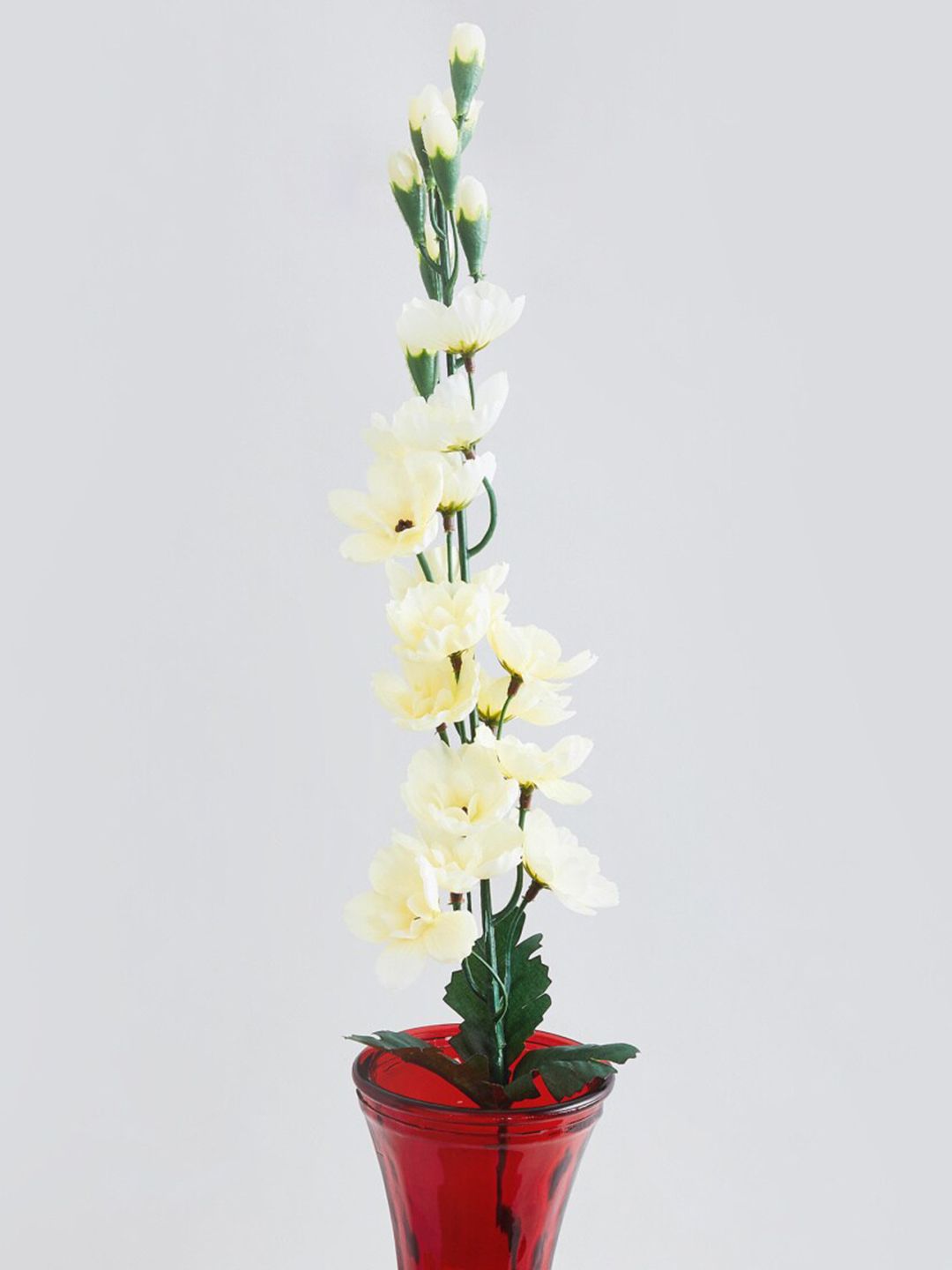 Home Centre White Botanical Artificial Plastic Flowers Price in India