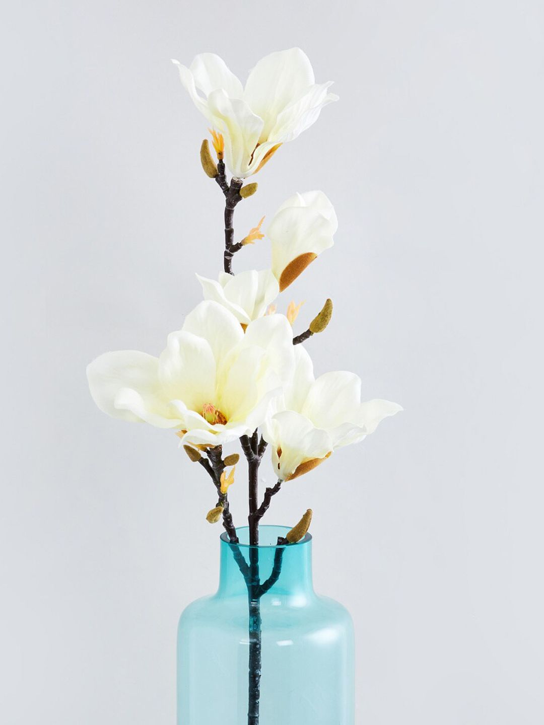 Home Centre White Artificial Magnolia Flower Price in India