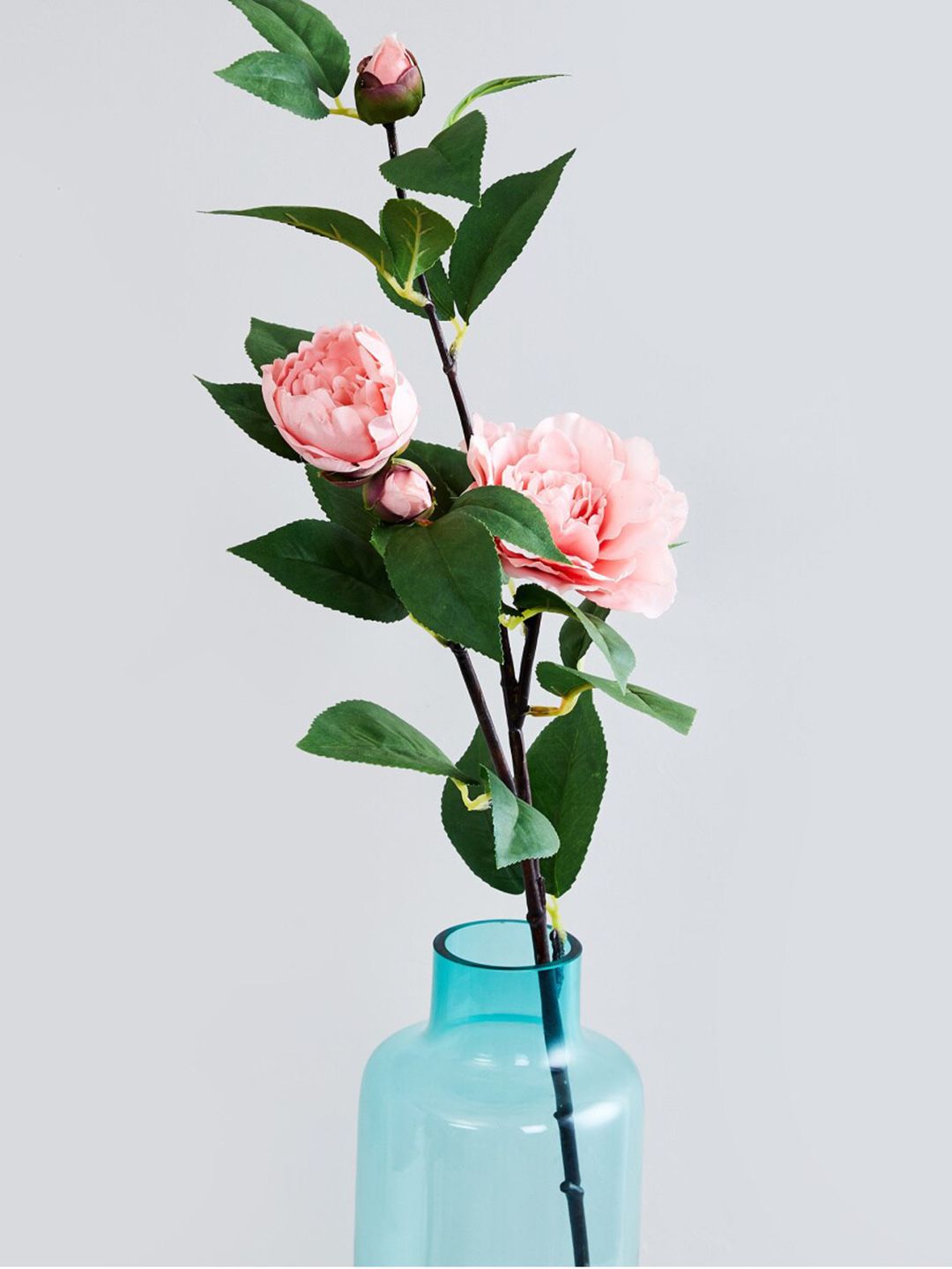 Home Centre Pink Camellia Artificial Flower Bunch Price in India