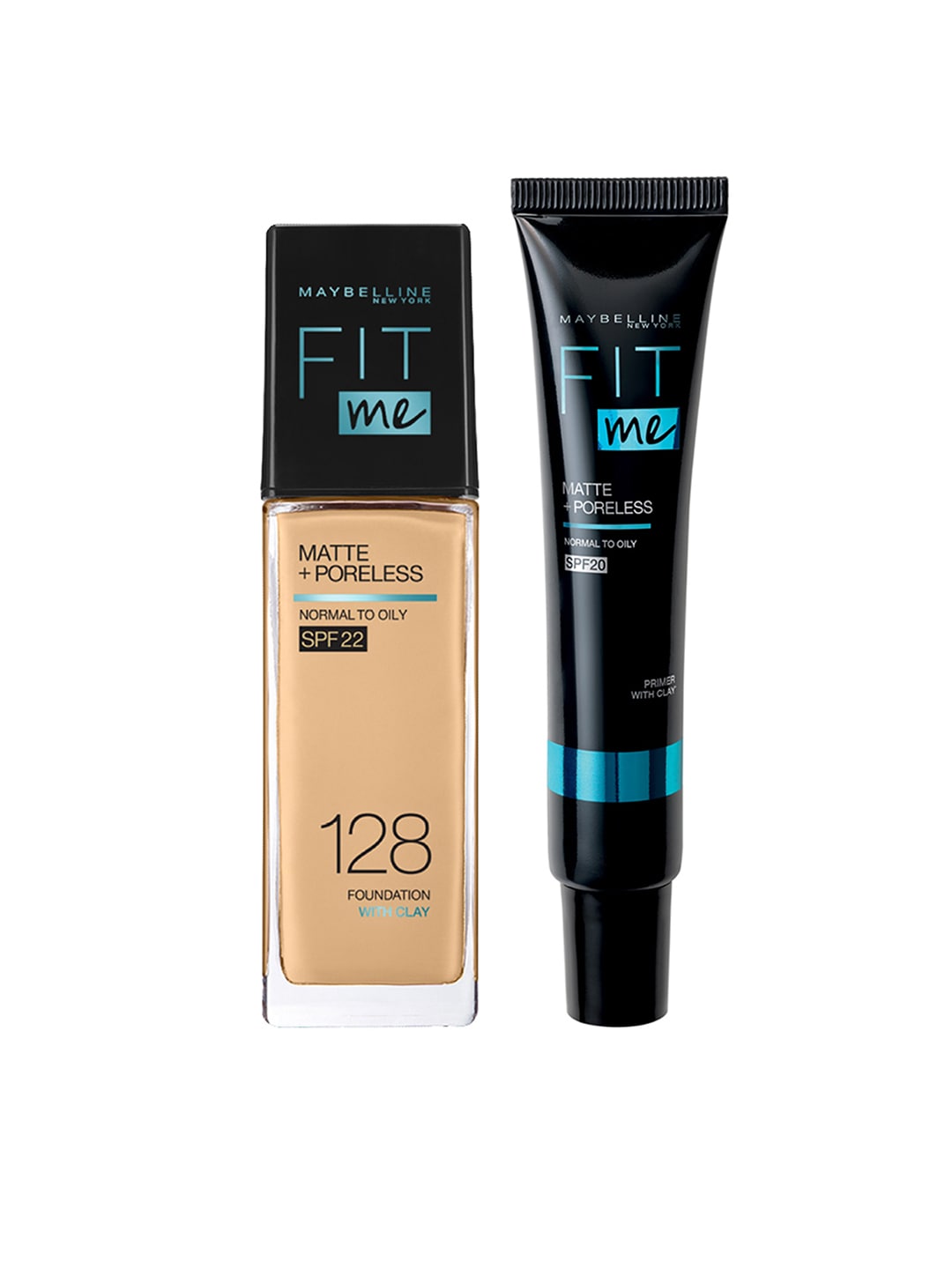 Maybelline New York Set of Fit Me Matte+Poreless Primer & Foundation 30 ml each Price in India