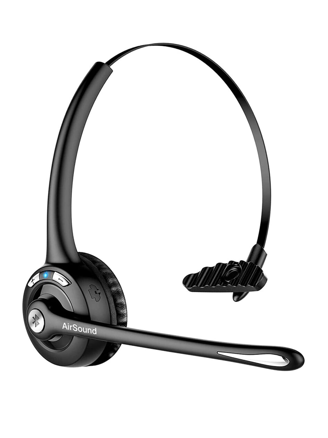AirSound Unisex Black Wireless Bluetooth Over-The-Head Headset Price in India