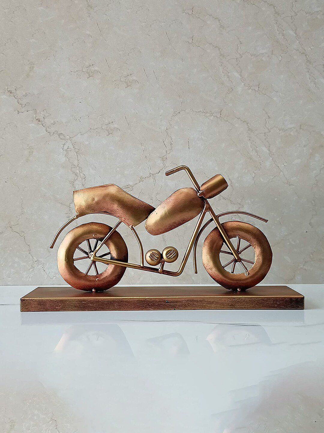 CraftVatika Metallic-Toned Solid Bike Motorcycle Showpiece Price in India