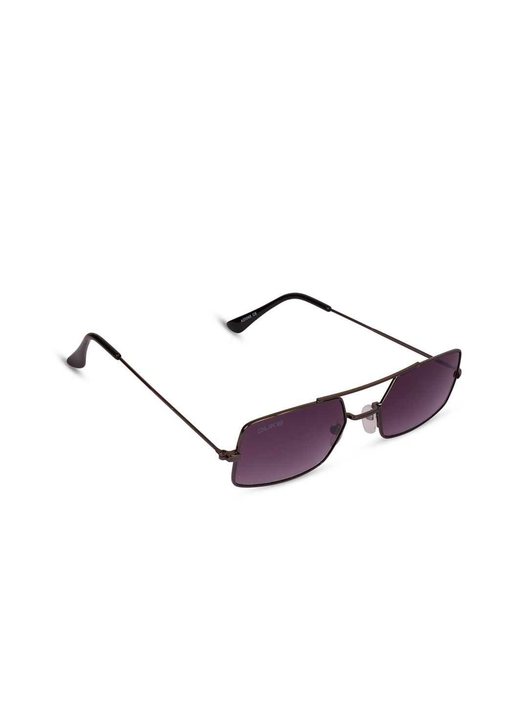 Duke Unisex Purple Lens & Gunmetal-Toned Other Sunglasses with UV Protected Lens