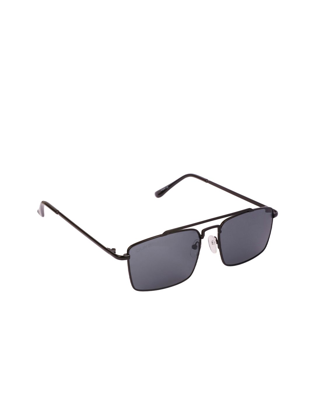 Duke Unisex Black Lens & Black Rectangle UV Protected Lens Sunglasses Price in India