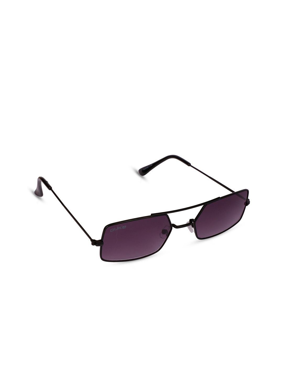 Duke Unisex Purple Lens & Black Rectangle Sunglasses with UV Protected Lens A20069-C10 Price in India