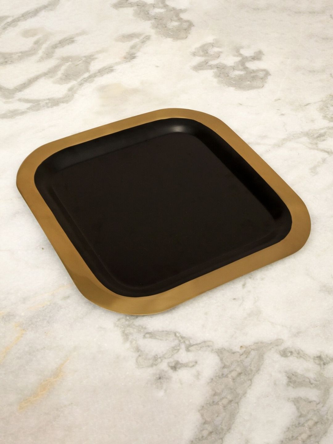 Home Centre Black Solid Bar Tray Price in India
