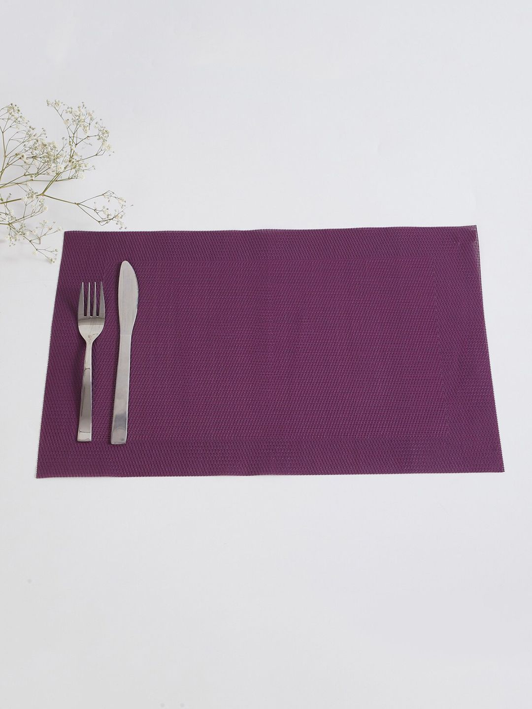 Home Centre Unisex Purple Textured Table Placemats Price in India