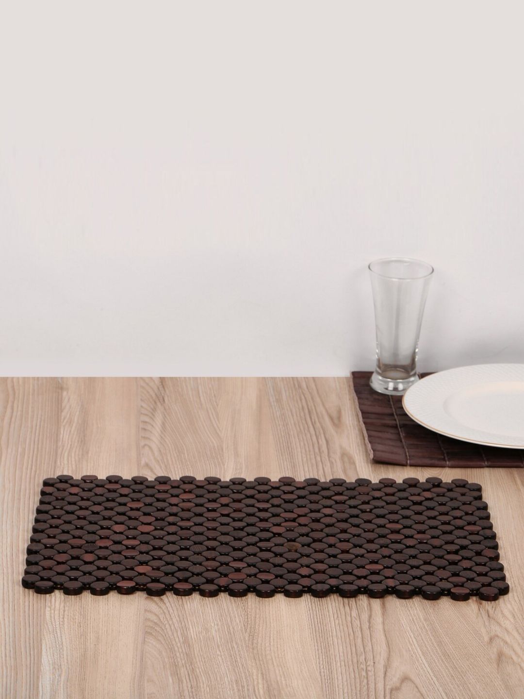 Home Centre Brown Rivet Solid Table Placemats Price in India