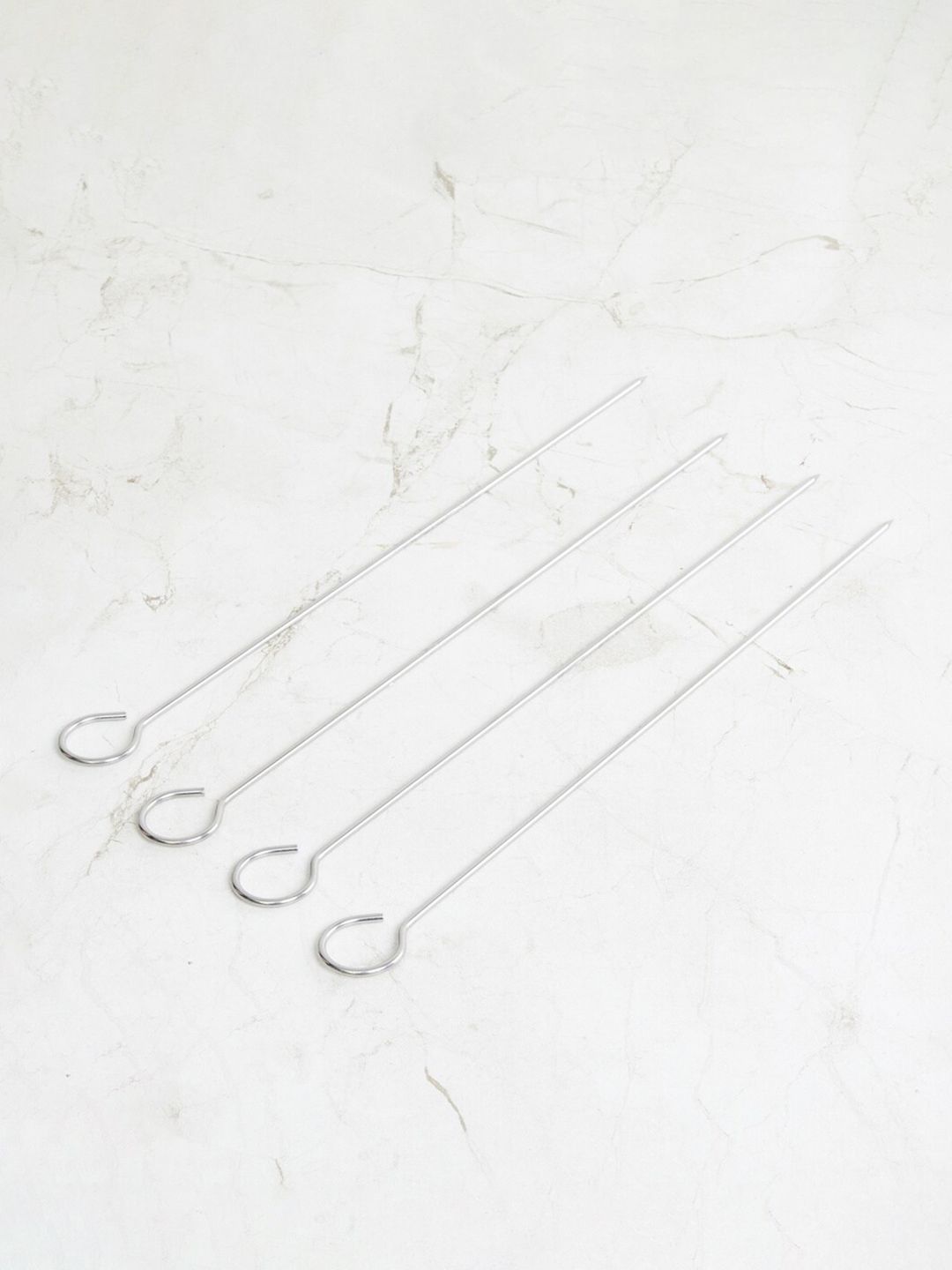 Home Centre Silver Stainless Steel BBQ Skewer Set Price in India