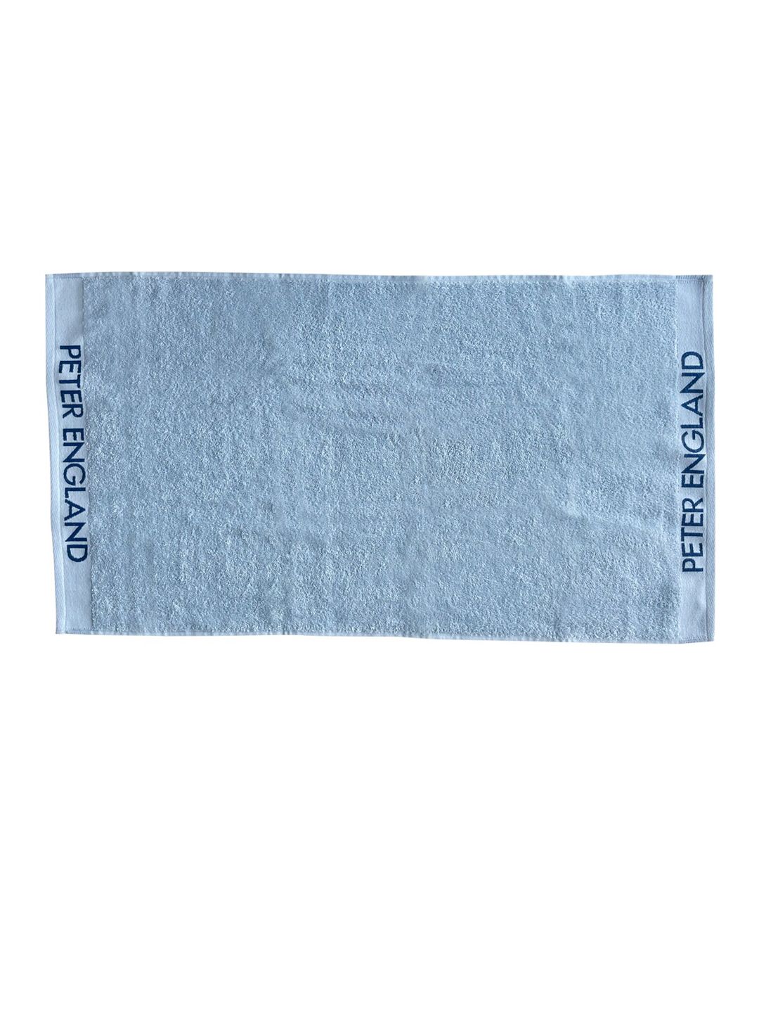 Peter England Men Blue Solid 450 GSM Cotton Bath Towel