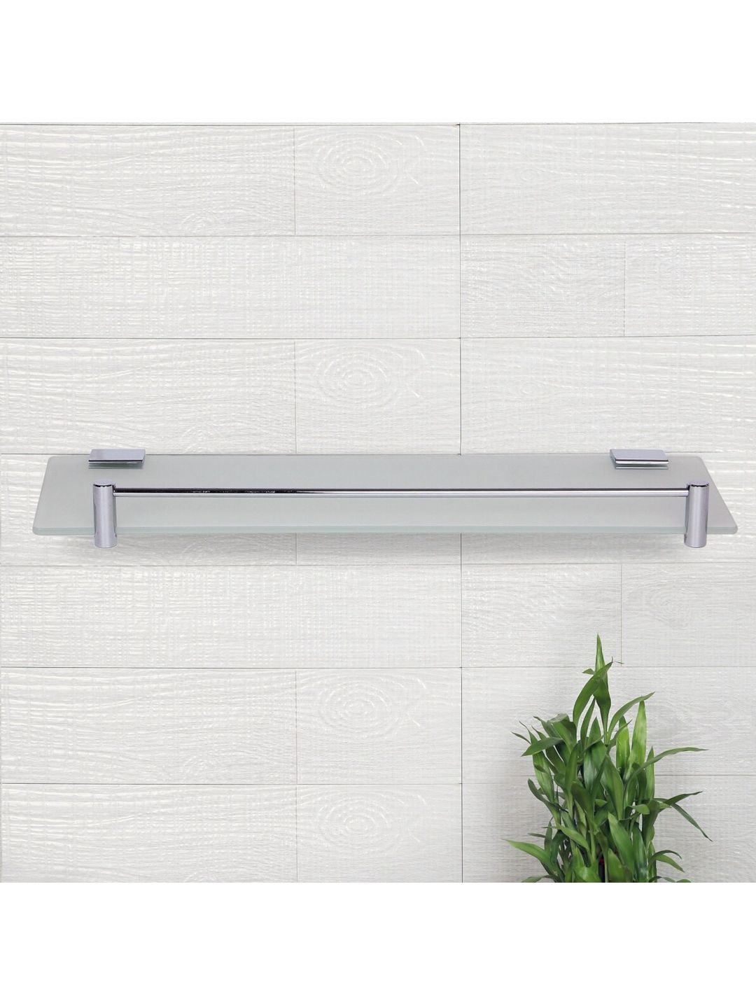 Home Centre Transparent Solid Rectangular Glass Shelf Price in India