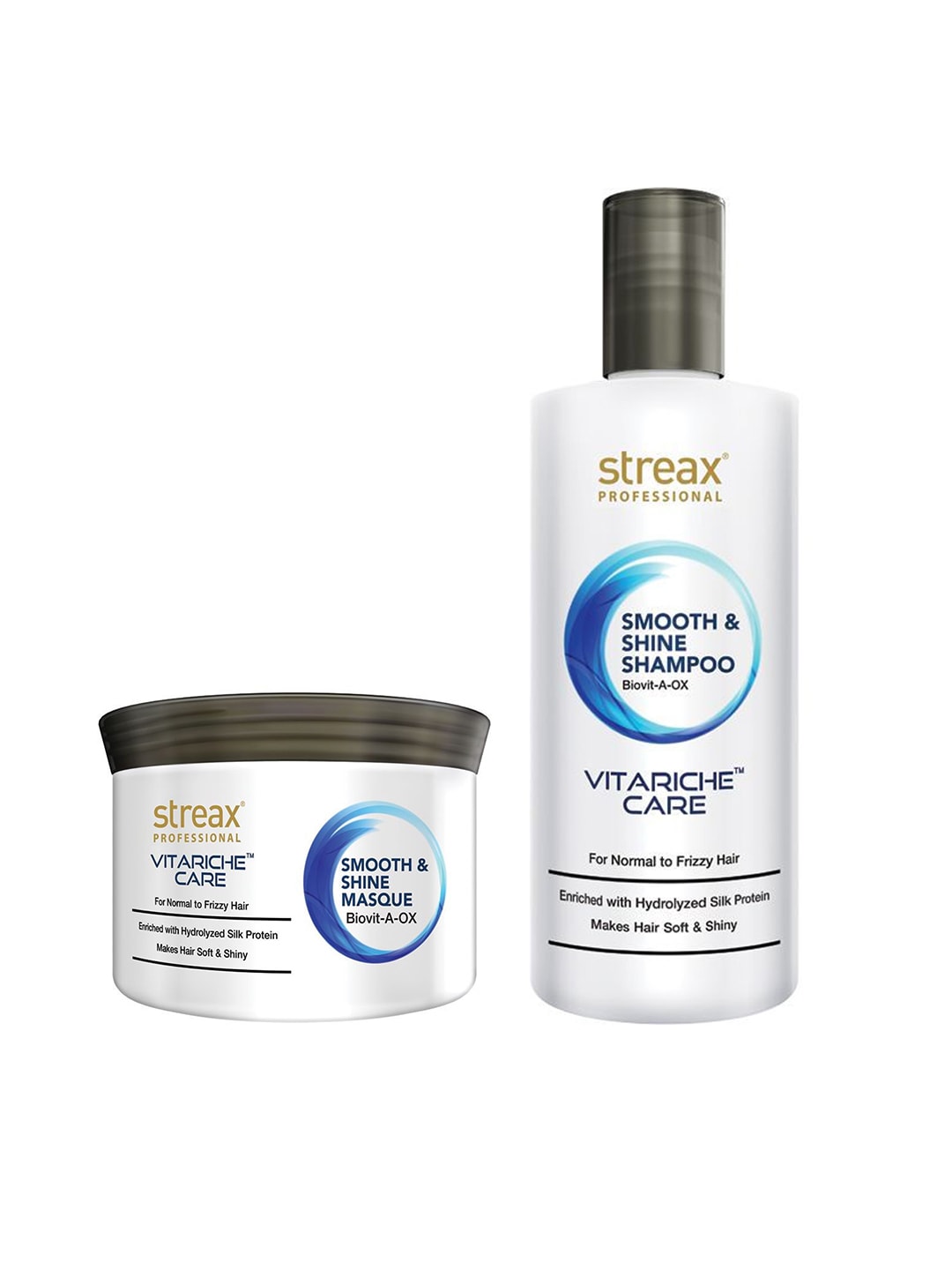 Streax Professional Set of Vitariche Care Smooth & Shine Shampoo & Hair Mask  Price in India, Full Specifications & Offers 