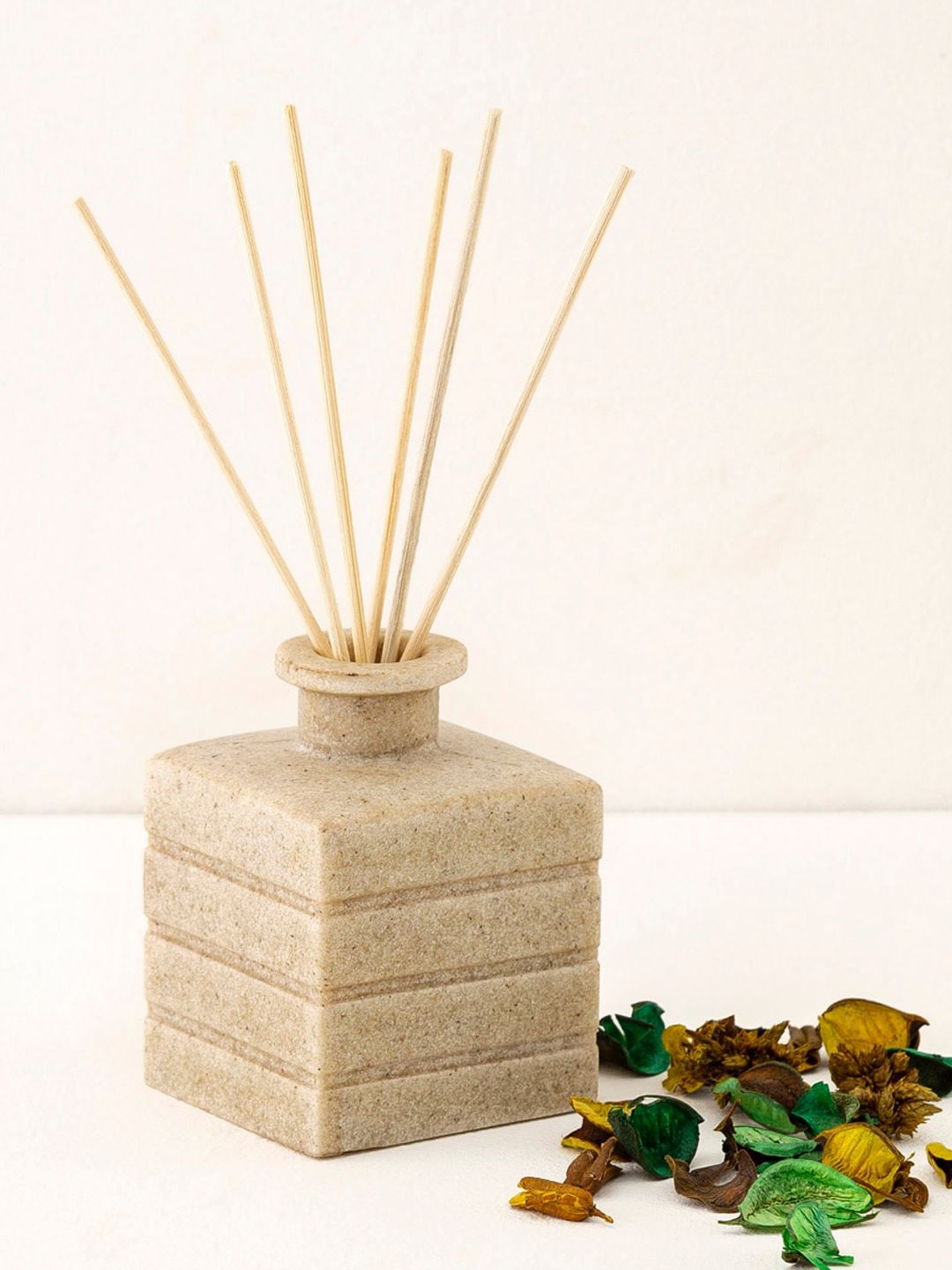 Home Centre Set of 7 Carter Beige Reed Diffuser Price in India