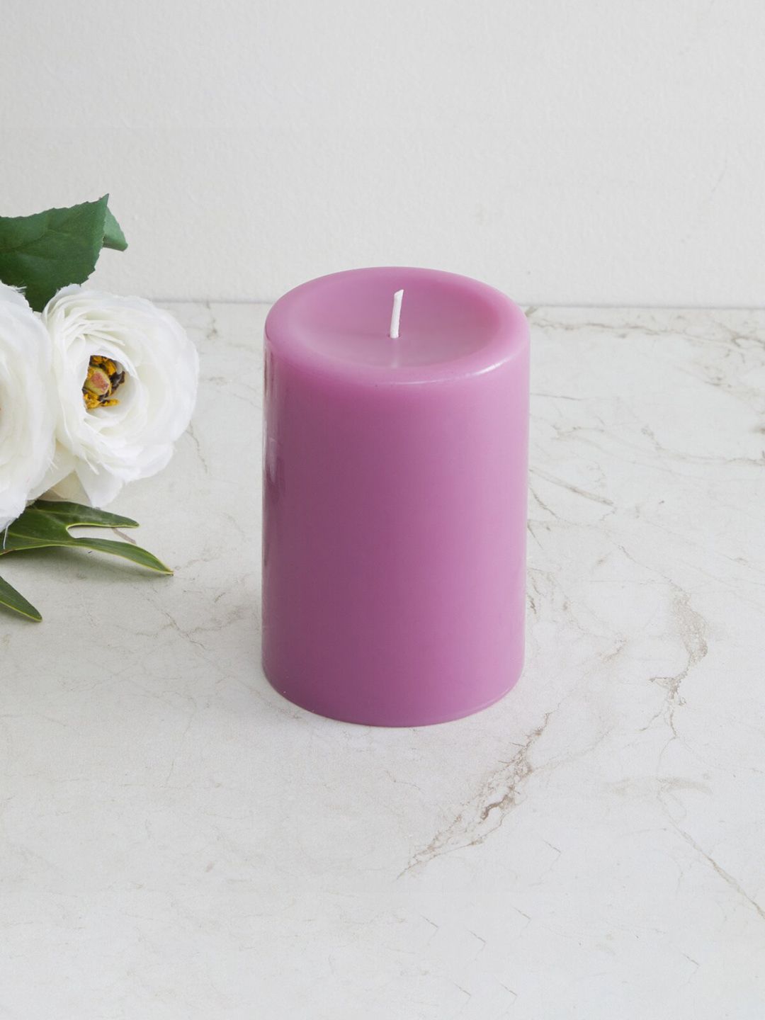 Home Centre Purple Redolence Solid Pillar Wax Candle Price in India