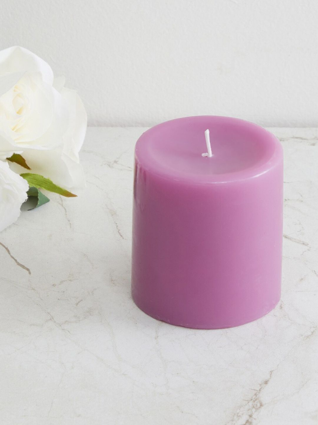 Home Centre Purple Redolence Pillar Candle Price in India