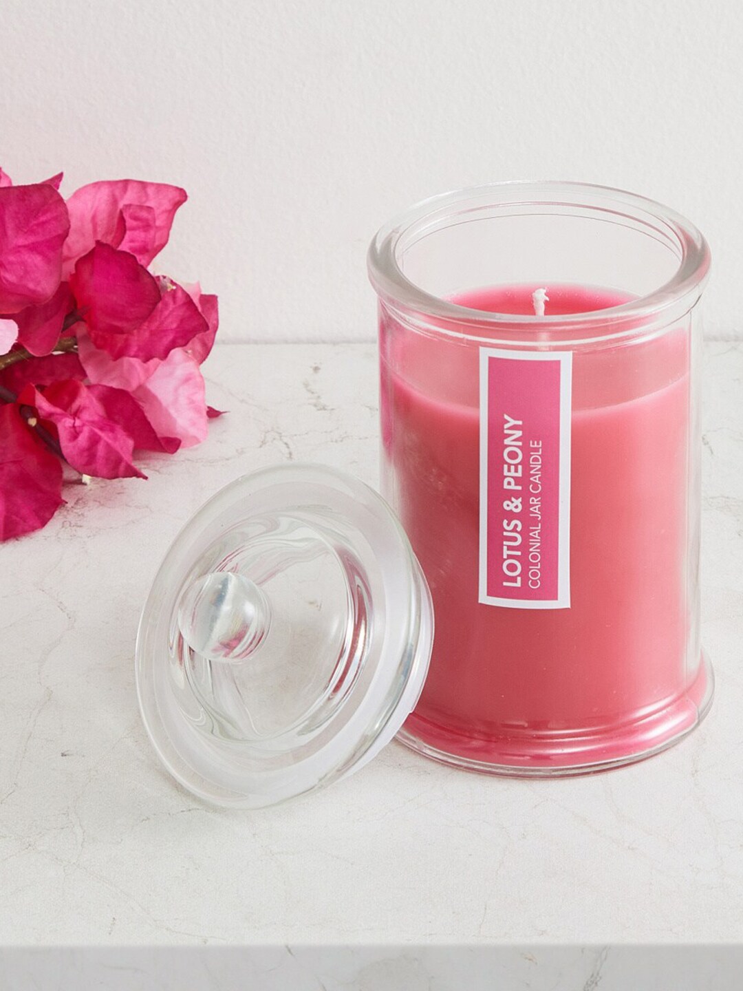 Home Centre Pink Solid Colonial Jar Candle Price in India