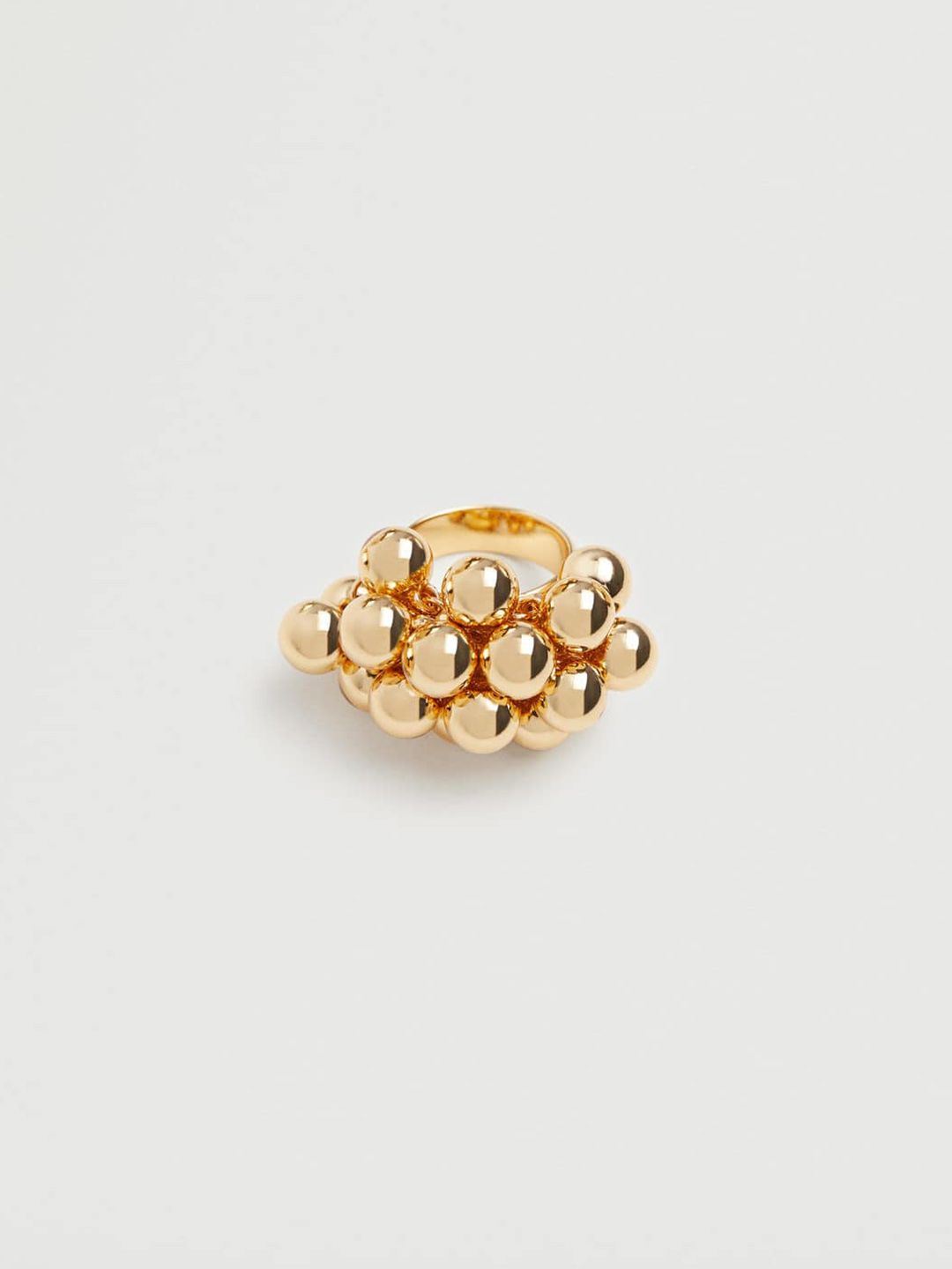 MANGO Gold-Toned Beaded Finger-Rings Price in India