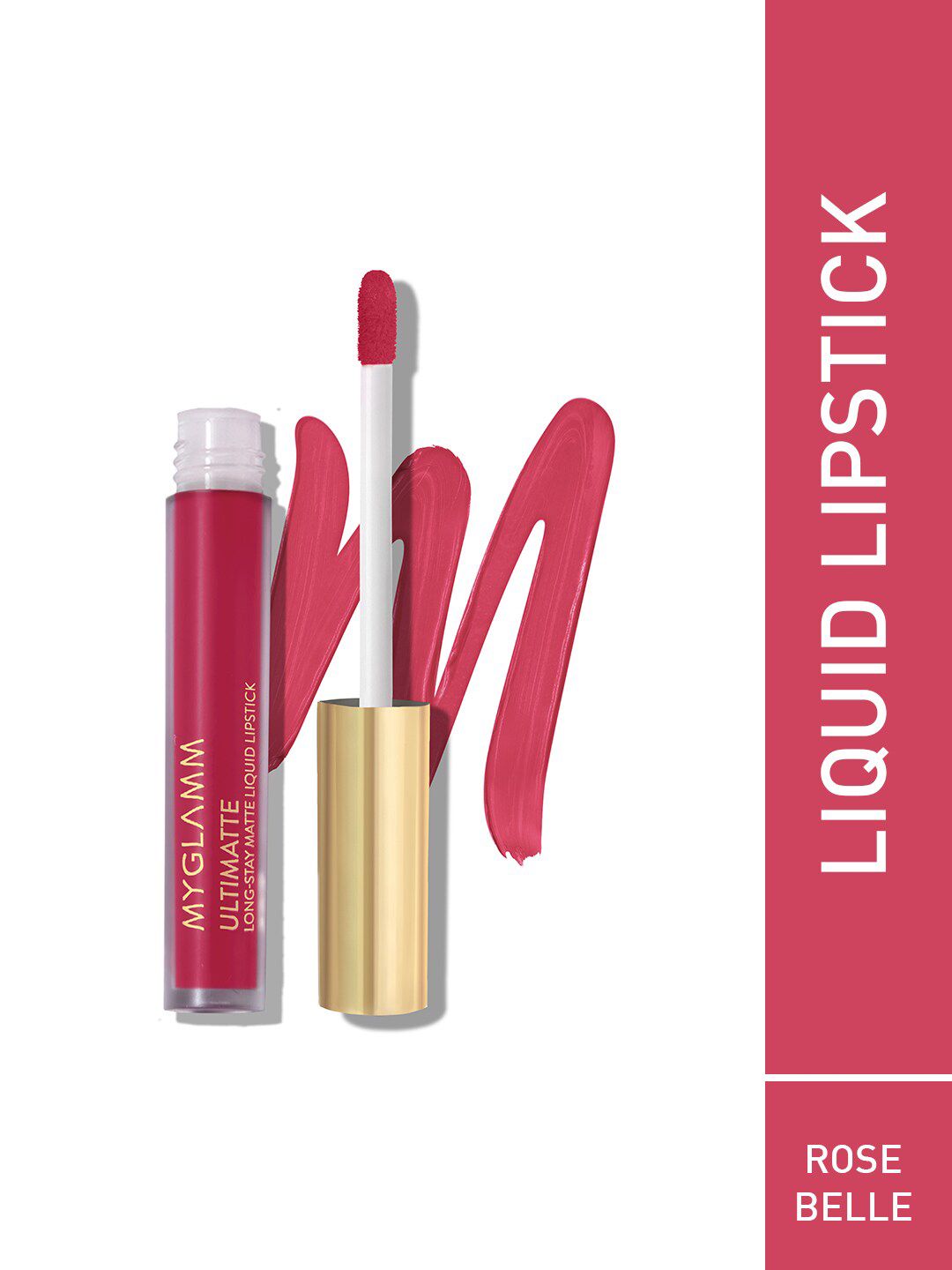 MyGlamm Ultimatte Long Stay Matte Liquid Lipstick-Rose Belle-2.5ml Price in India