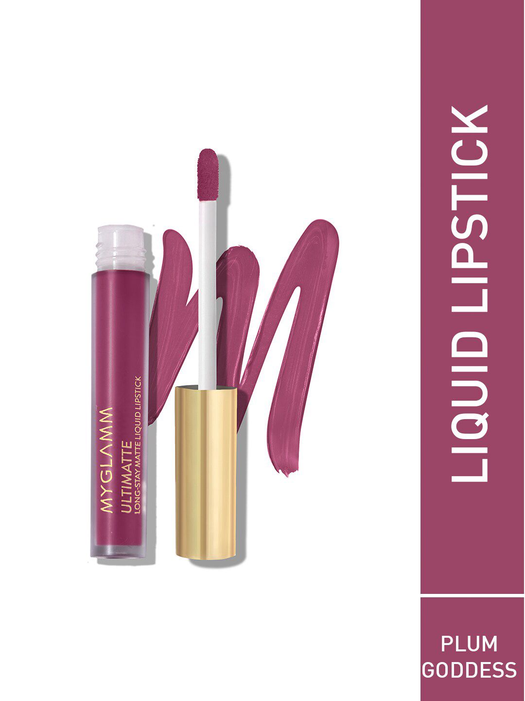 MyGlamm Ultimatte Long Stay Matte Liquid Lipstick 2.5 ml - Plum Goddess Price in India