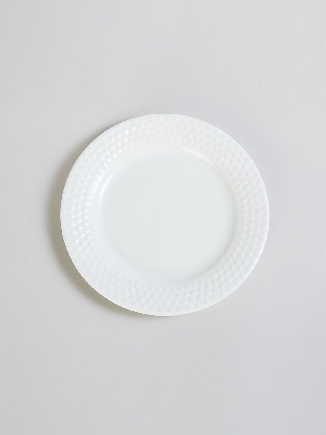 Home Centre White 1 Pieces Bone China Matte Plates Price in India